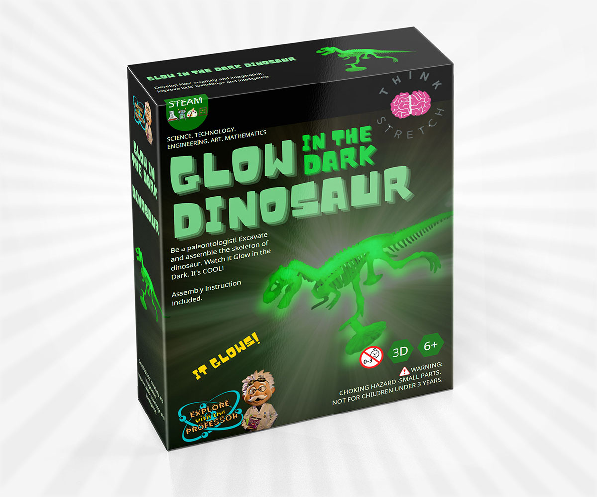 Glow in the Dark Dino Dig